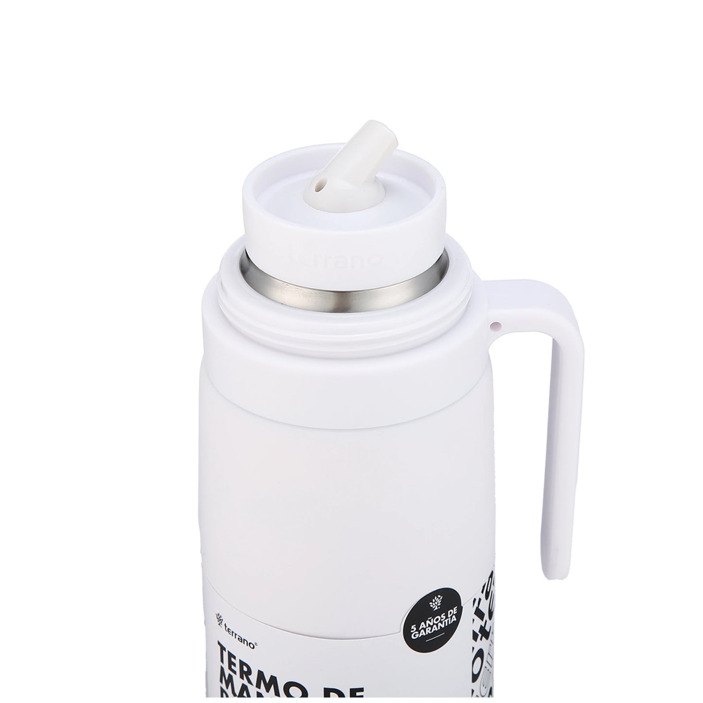 Termo 1Lt. Manija Rígida Premium - Blanco