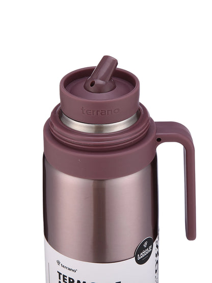 Termo 1Lt. Manija Rígida Premium - Lila Metalizado