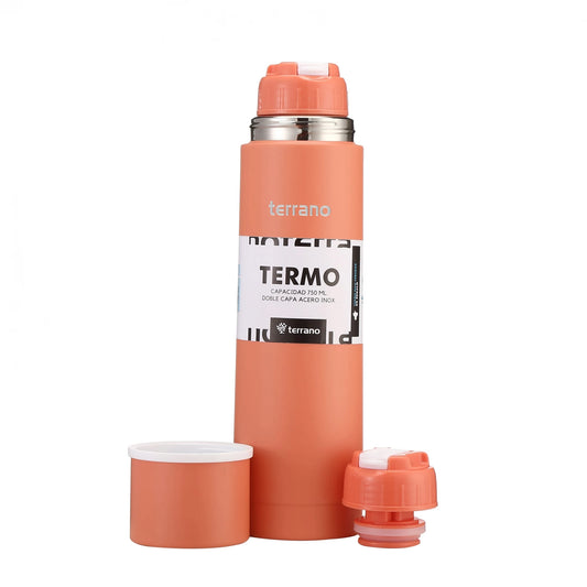 Termo Bala 750ml - Coral