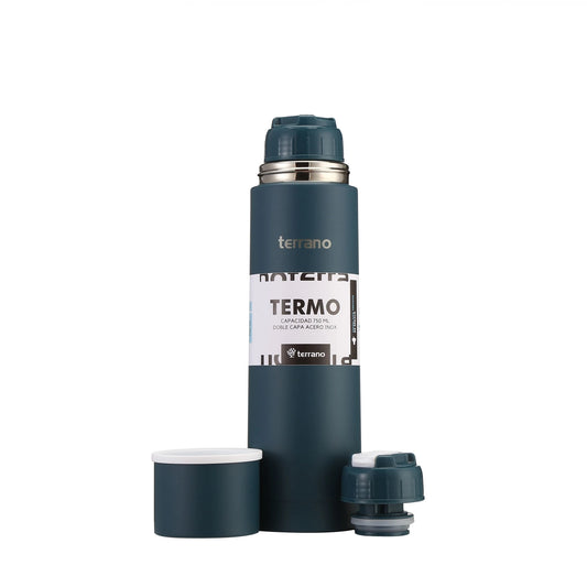 Termo Bala 750ml - Azul Petróleo