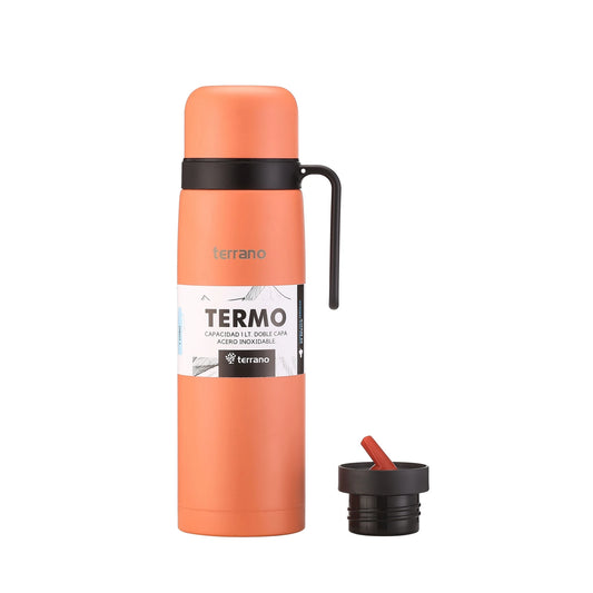 Termo 1Lt. Manija Rígida - Coral