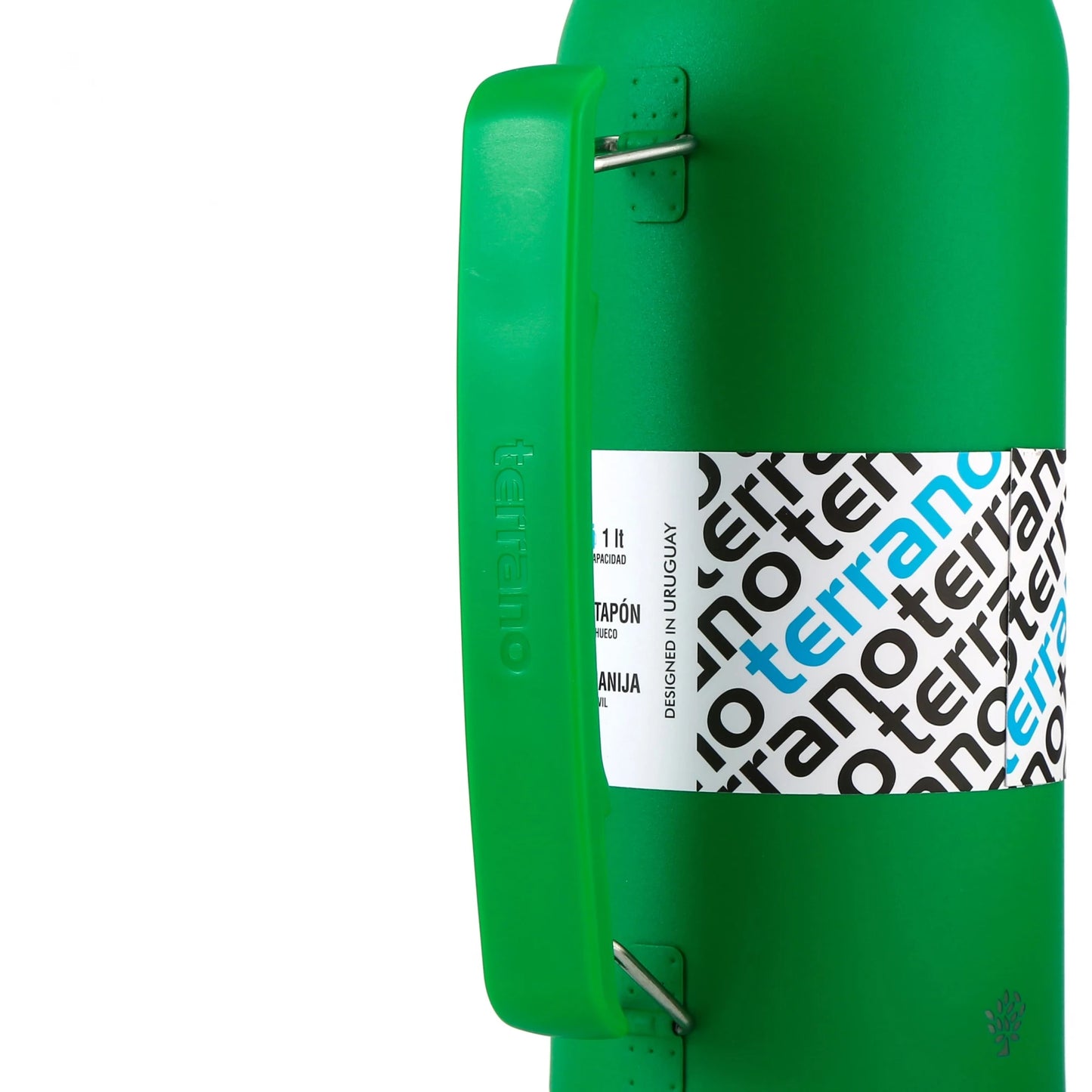 Termo Premium 1Lt. con Manija - Verde Brasil