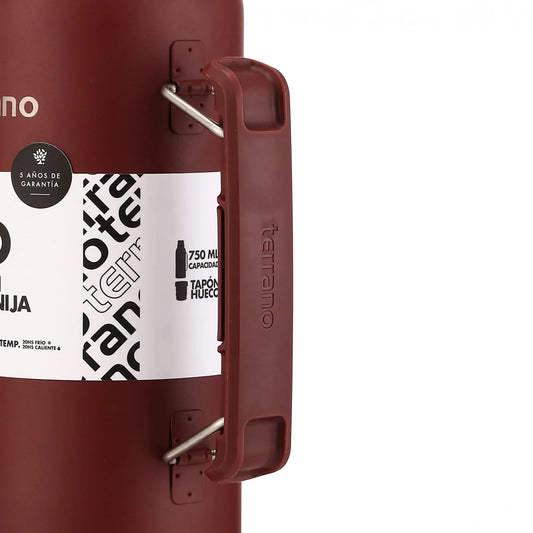 Termo Slim 750ml con Manija - Bordeaux