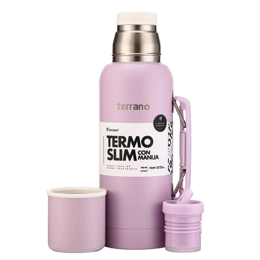 Termo Slim 750ml con Manija - Lila