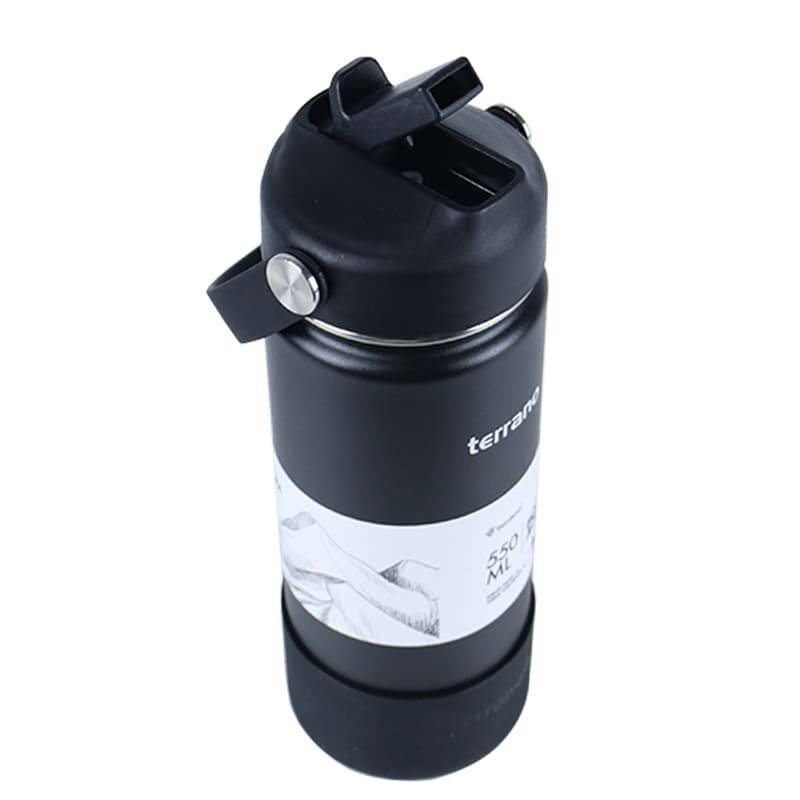 Botella Térmica Con Pico 550ml - Negro