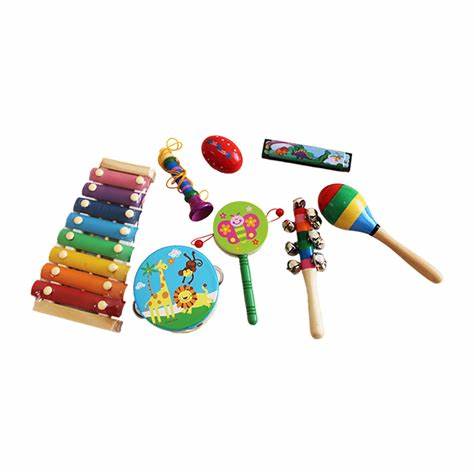 Set instrumentos musicales madera
