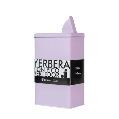 Yerbera Con Pico - Lila